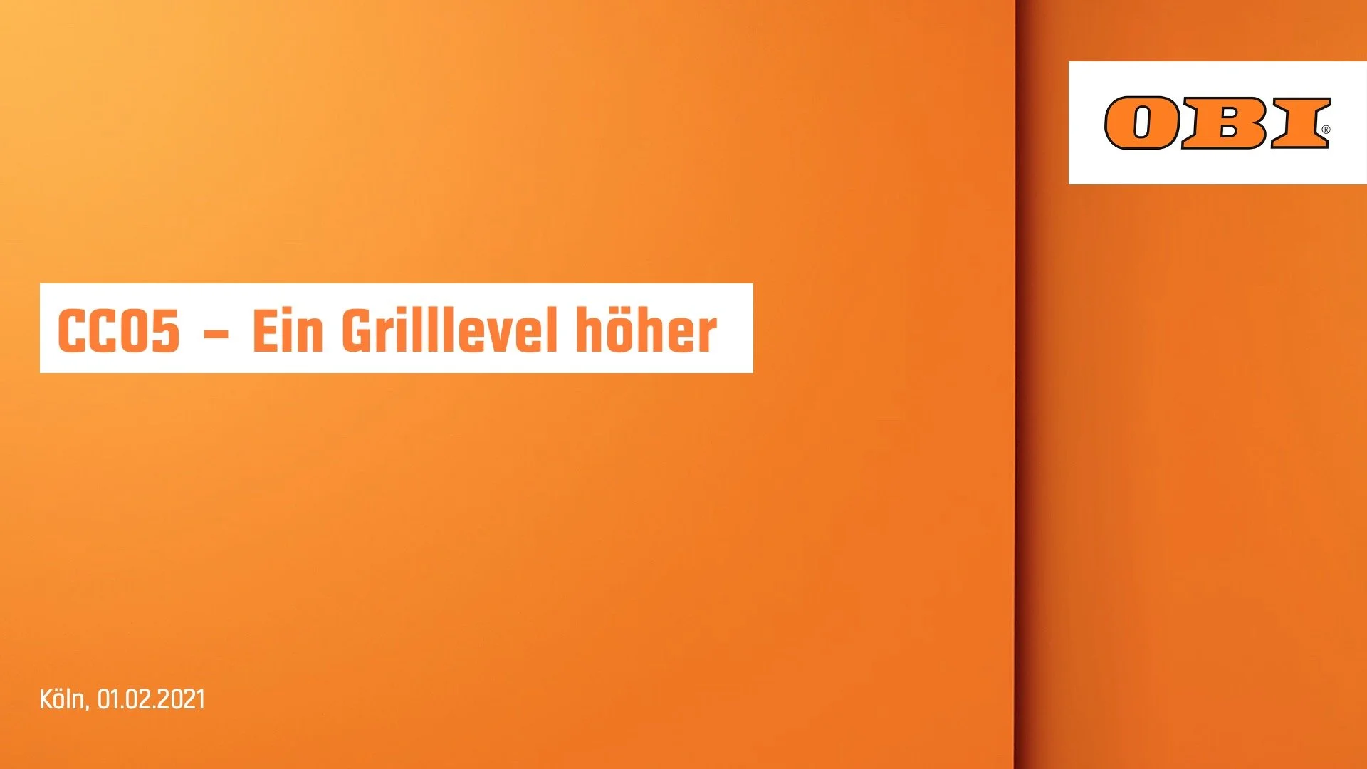 OBI Kampagnenpräsentation — Bild 1 von 21